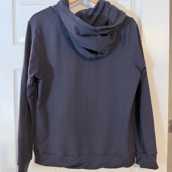 Unbound Merino Compact Travel Hoodie Full Zip XL Charcoal - Picture 4 of 4